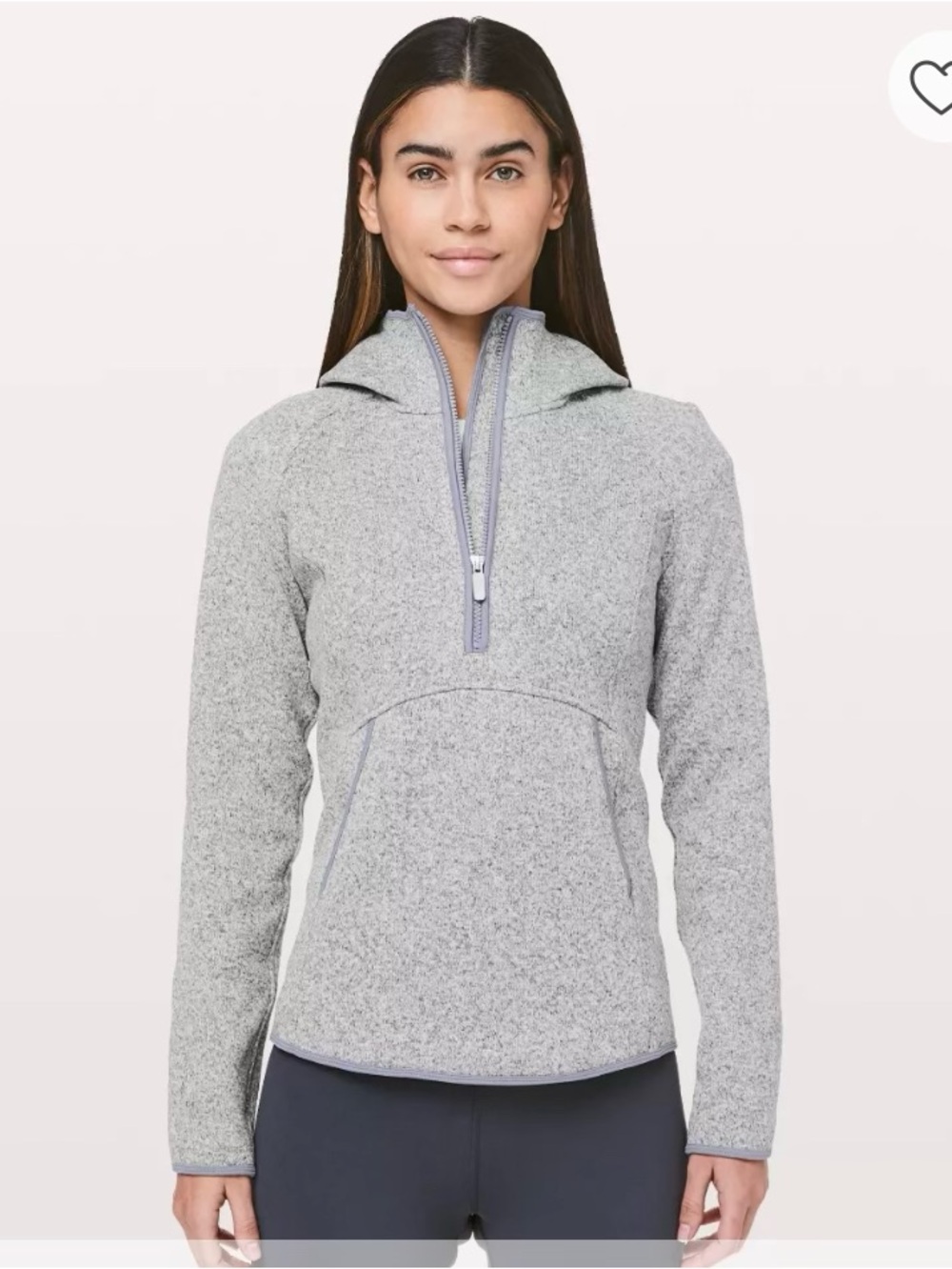 Lululemon fleece and thank you pullover hooded